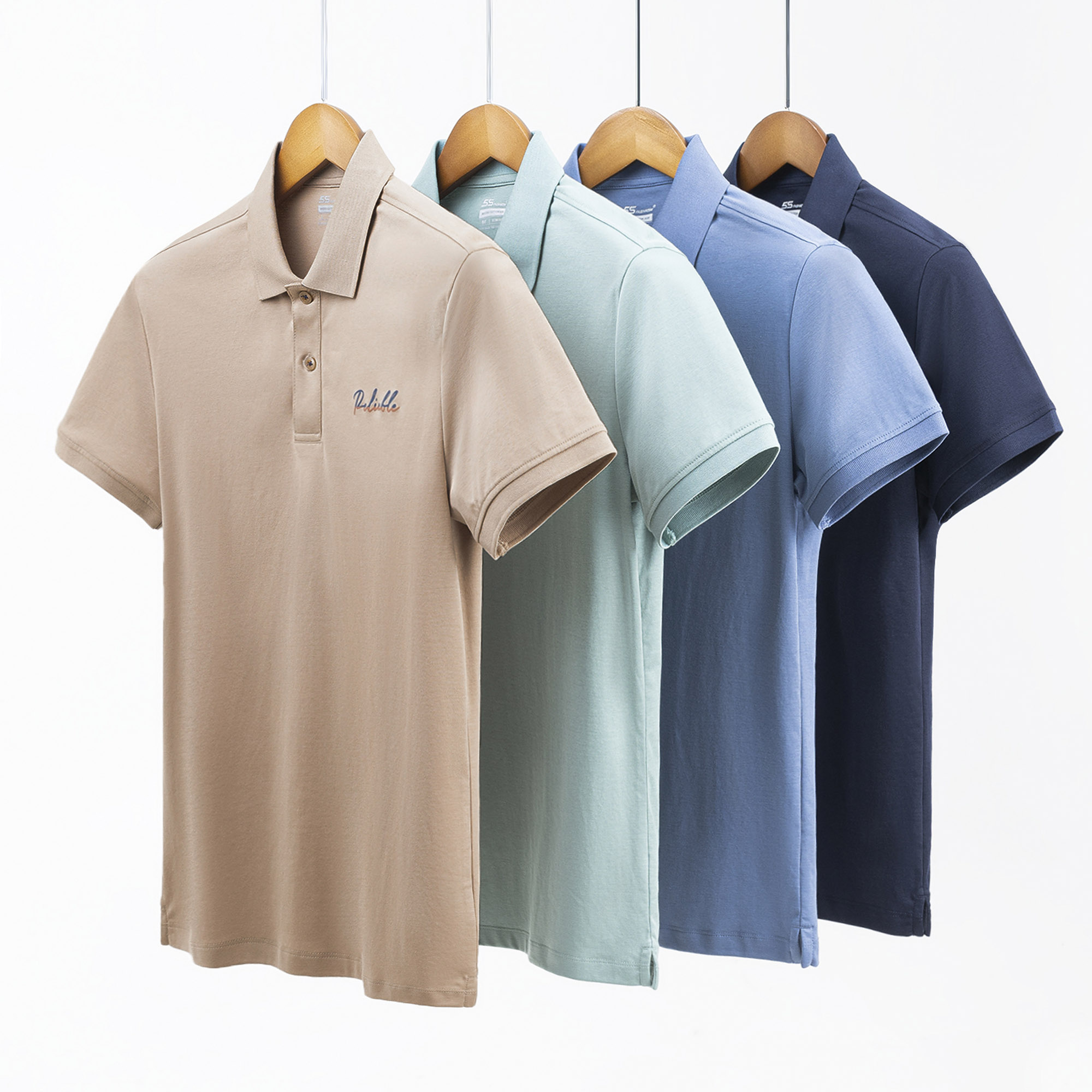 Áo Polo Nam 5S FASHION PELIABLE, Chất Cotton Mềm Mát, Thấm Hút Tốt, Thiết Kế In Phối Màu Nổi Bật