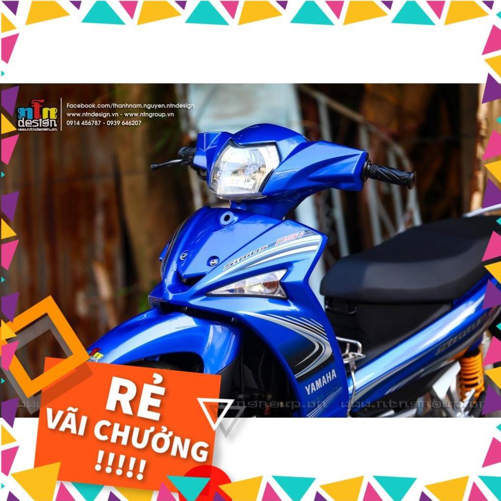 Tem Rời Sirius FI 115 Mẫu Sọc Xanh Đen Trắng