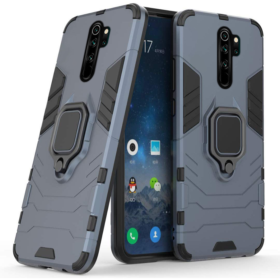 Ốp lưng cho Xiaomi Redmi Note 8 Pro Chân Xoay Nhựa PC - Handtown- Hàng Chính Hãng