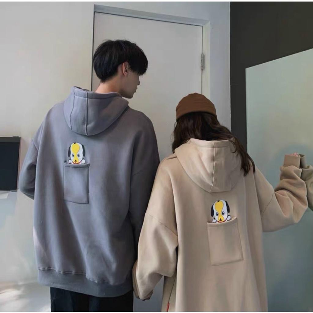 ÁO KHOÁC HOODIE NAM NỮ PHONG CÁCH UNISEX KÈM TÚI GẤU B.BY