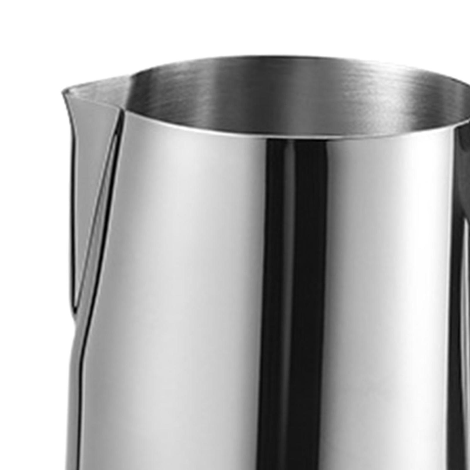 2pcs Kitchen Stainless Steel Milk Frothing Pitcher Jug Coffee Frother Cup