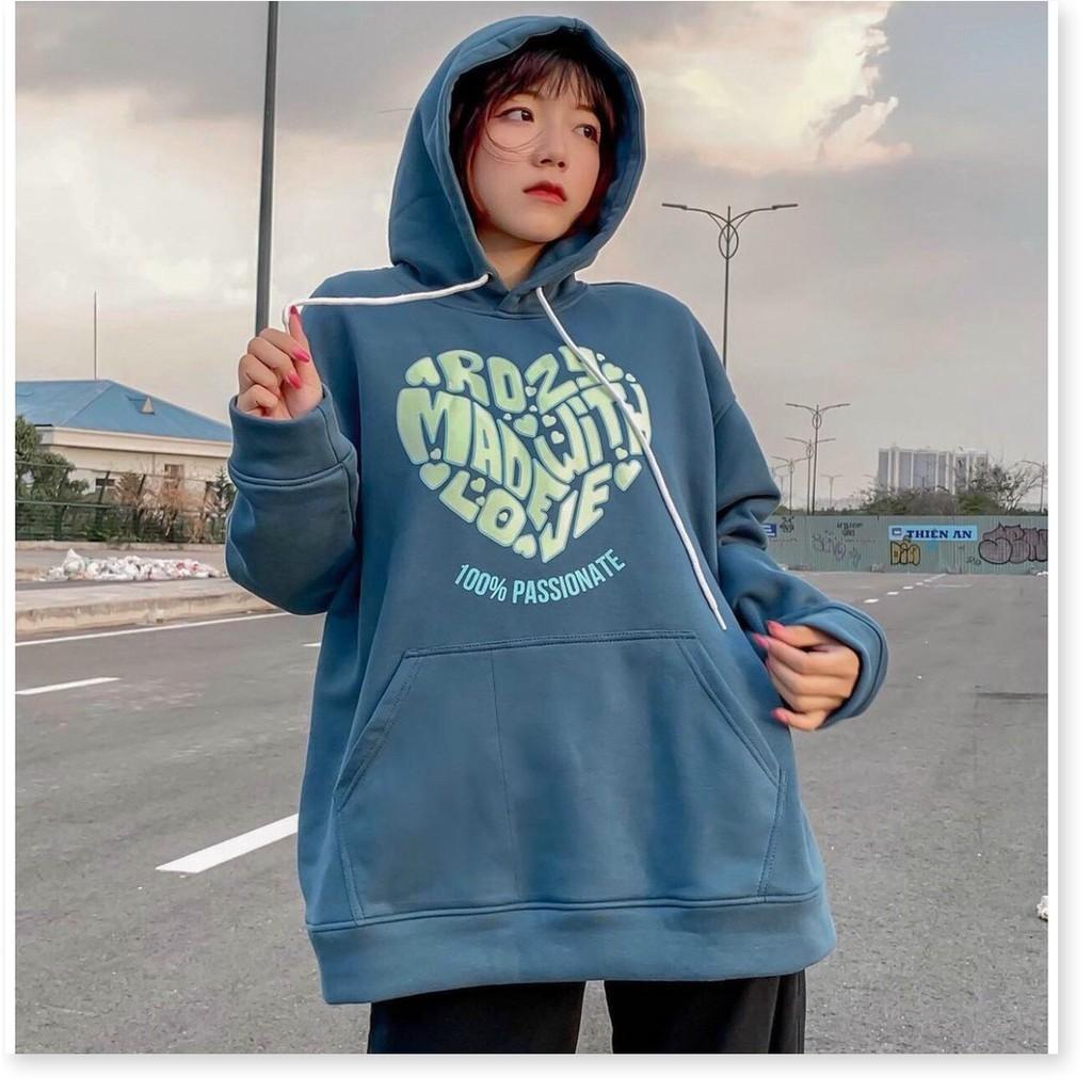 ÁO HODDIES CÓ MŨ NỮ SIÊU XINH FORM RỘNG HÀN QUỐC HOT HÈ 2021 THỜI TRANG LANO STORE