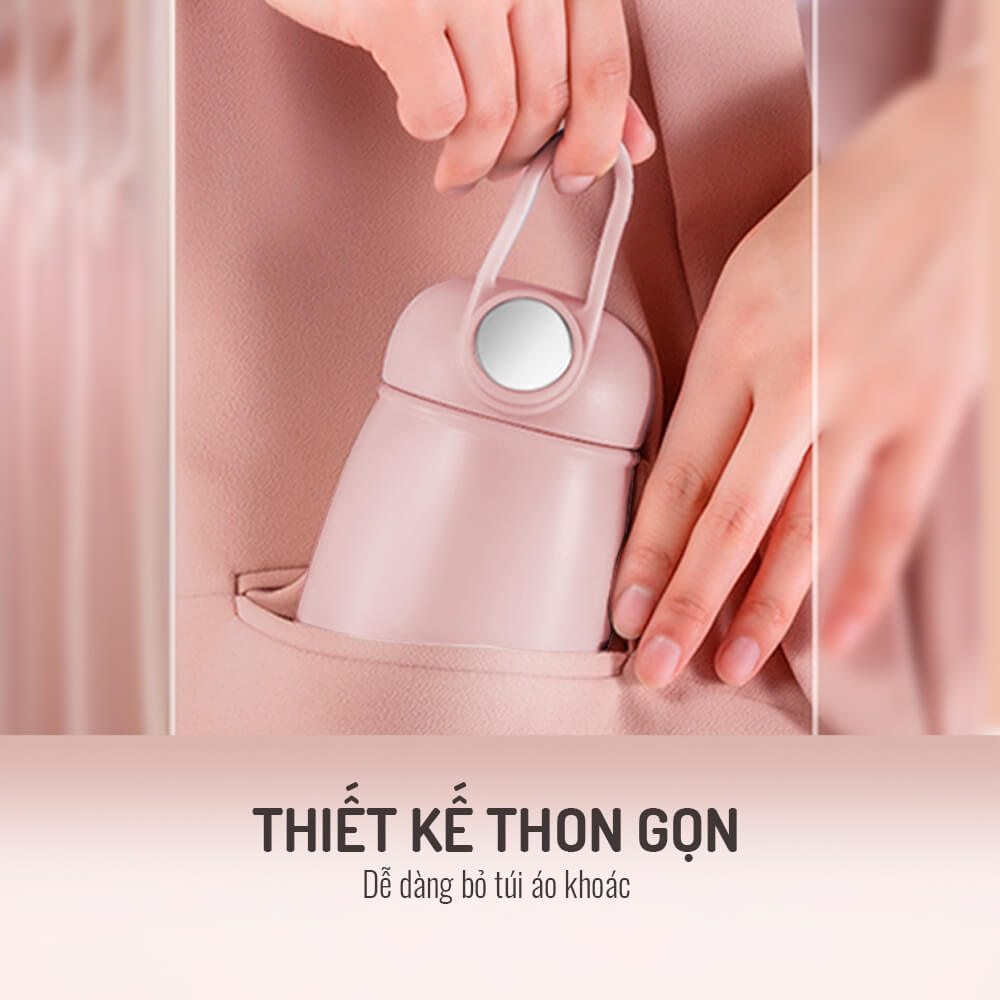 Bình đựng thức ăn giữ nhiệt Elmich EL8017 300ml, EL8018 400ml, EL8019 600ml, Hàng chính hãng, ủ cháo, Inox 316 - JoyMall