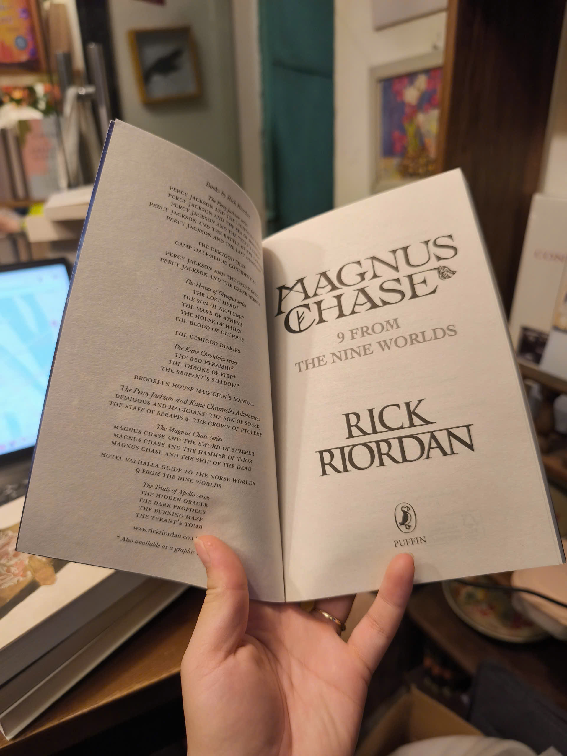 Sách - Magnus Chase 9 From the Nine Worlds by Rick Riordan - Fantasy/Mythology - Sách Ngoại Văn