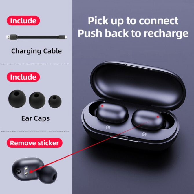 Tai Nghe True Wireless HAYLOU GT1 Plus - Hàng Chính Hãng