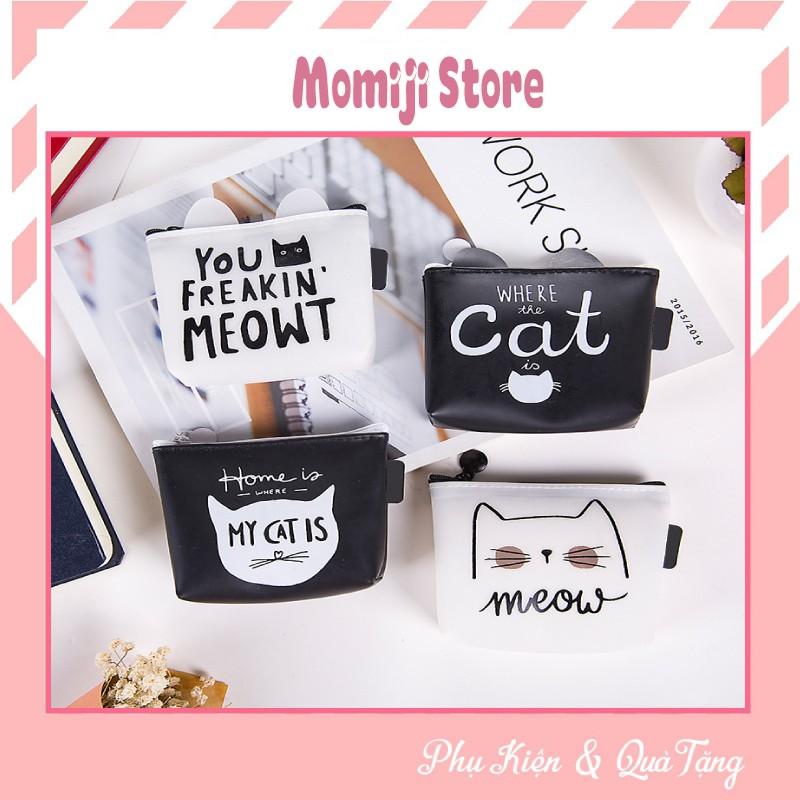 Túi ví Mini Hình mèo siêu đáng yêu, tiện lợi phong cách Hàn Quốc