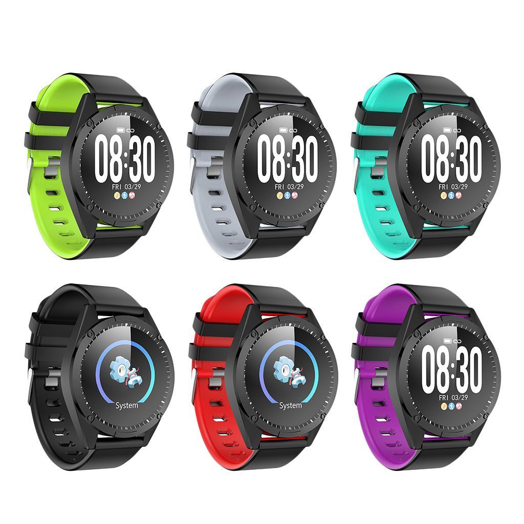 G50 1.3" IP67 Heart Rate Blood Pressure Sleep Monitor Smartwatch Black