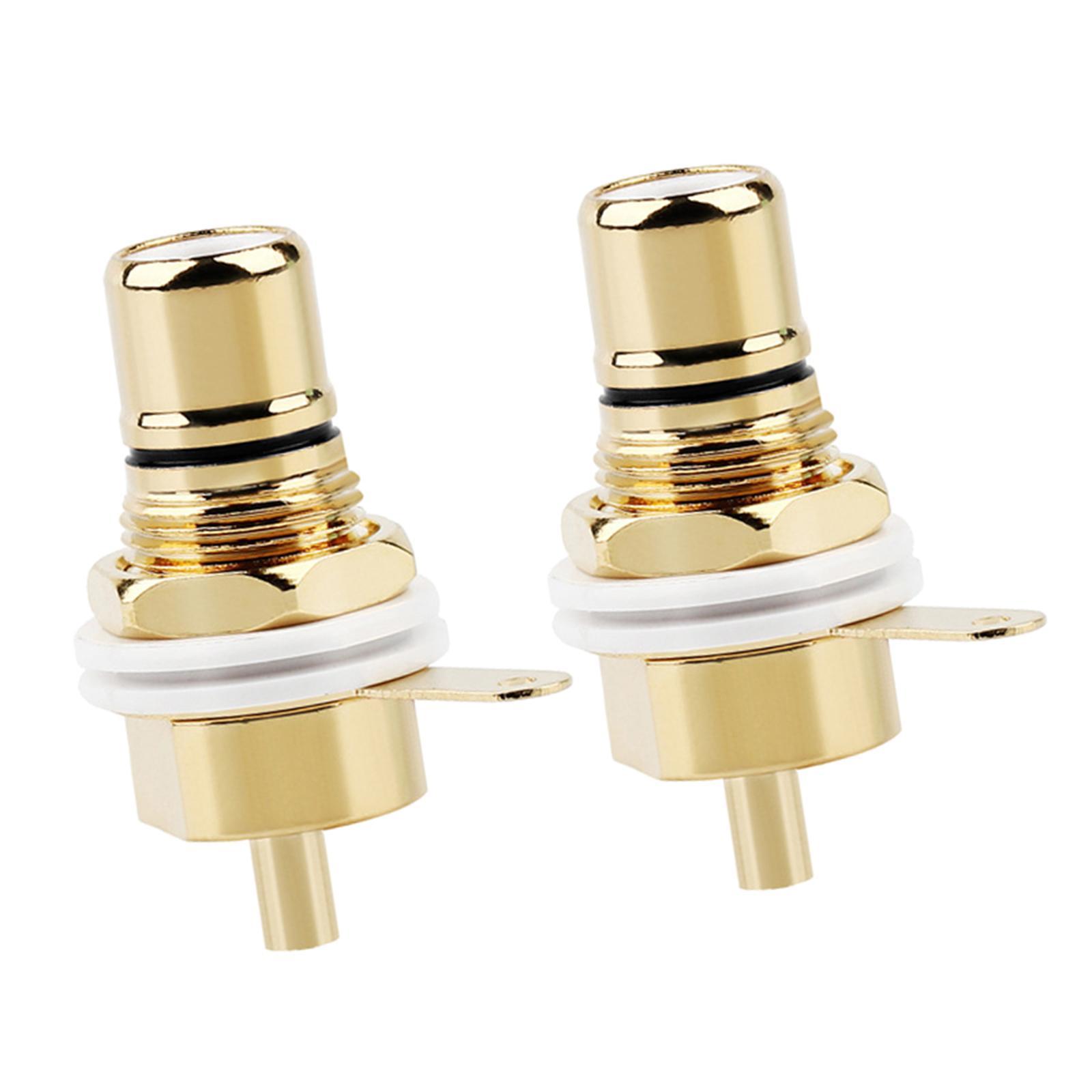 2Pcs 1 Female Socket Connectors Terminal Easy to Install for Computer