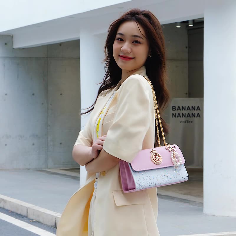 Túi Đeo Chéo Nữ Thời Trang T39 Khóa Bấm