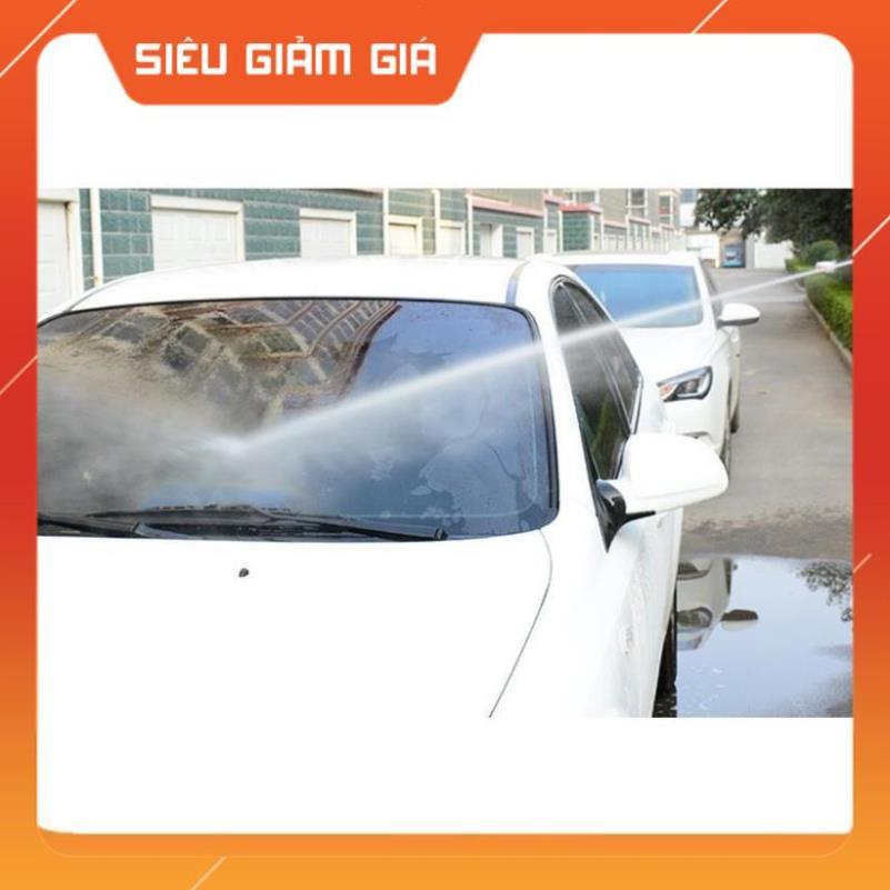 Vòi nước vòi phun nước rửa xe tưới cây tăng áp thông minh + bộ dây bơm nước cao cấp TLG 206810 đầu đồng,nối đen