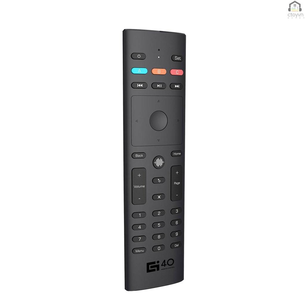Chuột bay thông minh G40S quay hồi chuyển 6 trục điều khiển bằng giọng nói IR 3 chế độ hồng ngoại cho TV Android TV BOX PC