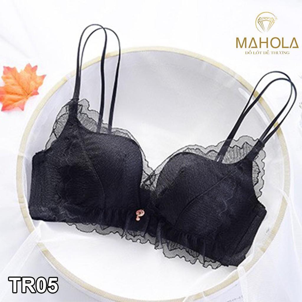 Áo lót nâng ngực chất su ren siêu quyến rũ _Mahola_TR05