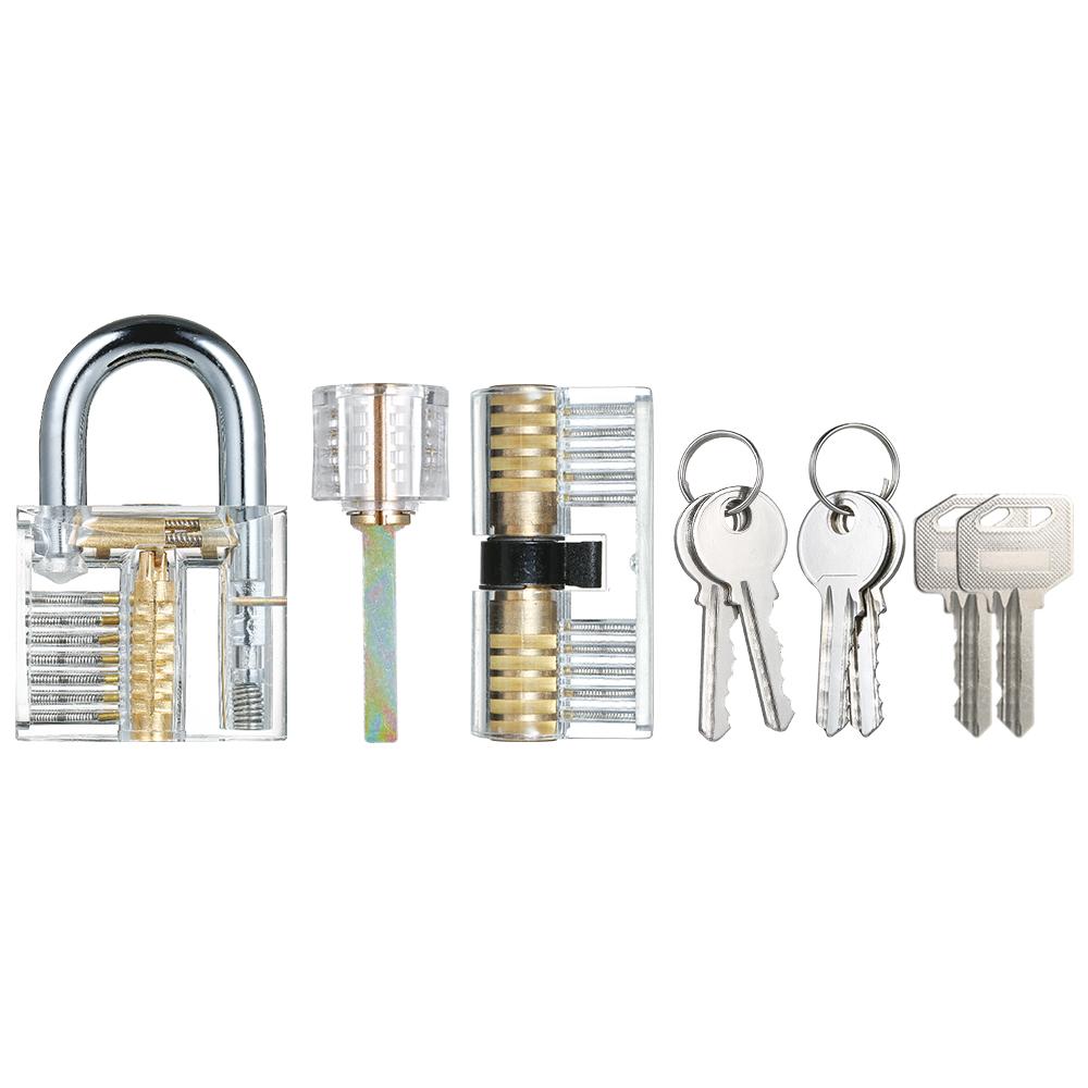 Bộ 3 Ổ Khóa Có Thể Nhìn Thấy Bên Trong