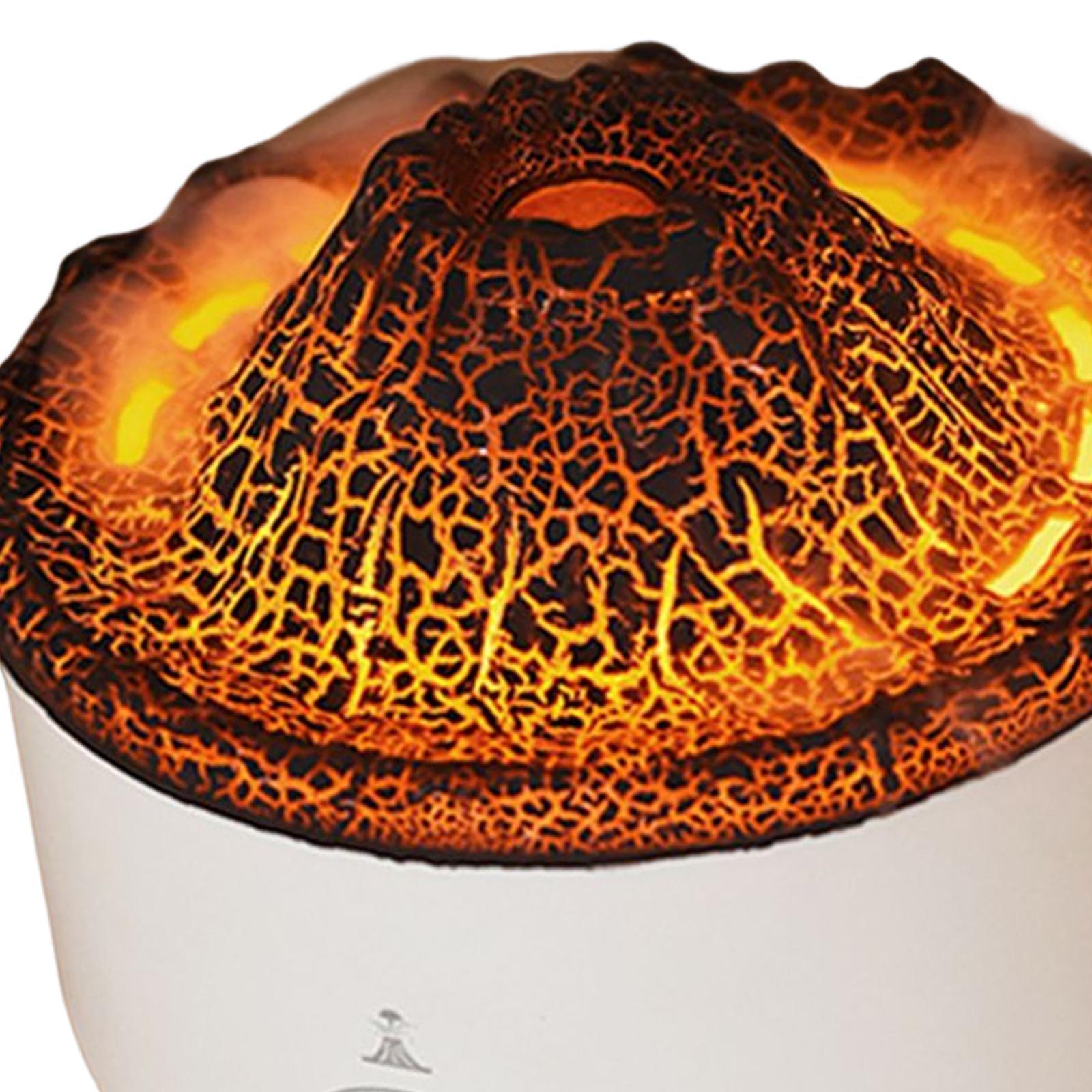 Air Humidifier Fragrance with Flame Lamp Essential Diffuser for Car Nursery