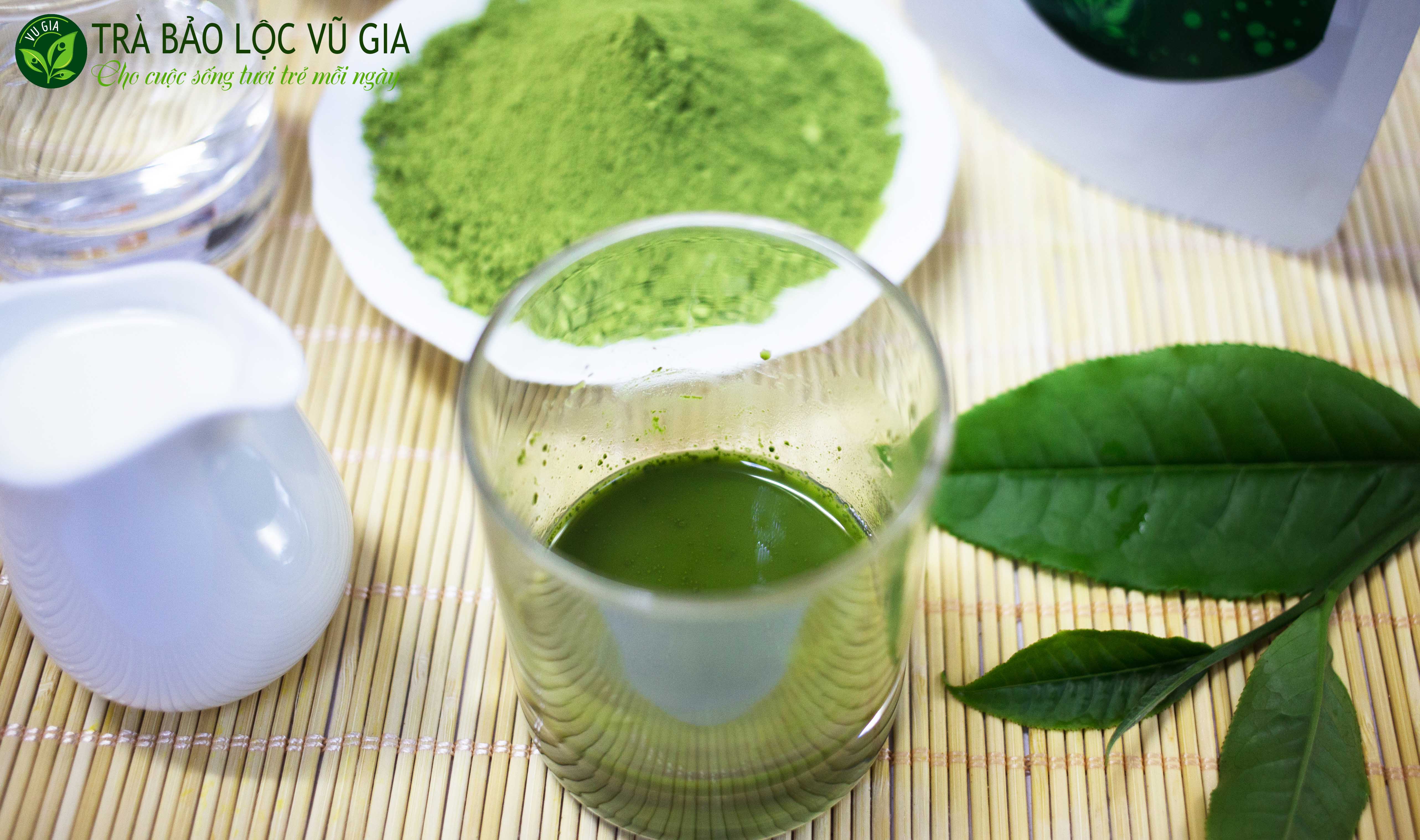 Matcha Olong Sấy Lạnh Nguyên Chất Vũ Gia (30g/túi)