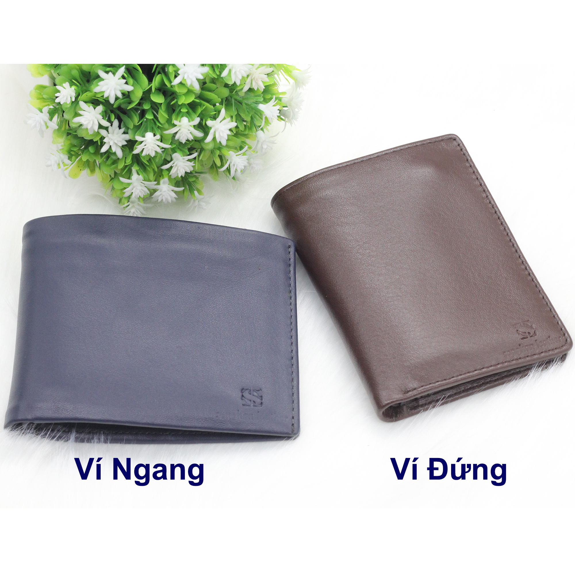 3.Ví Nam Da Bò NAPPA Nhập Khẩu Cao Cấp Dáng Đứng Ngang Songhan Leather – Thời Trang Hiện Đại. Bảo Hành 12 Tháng