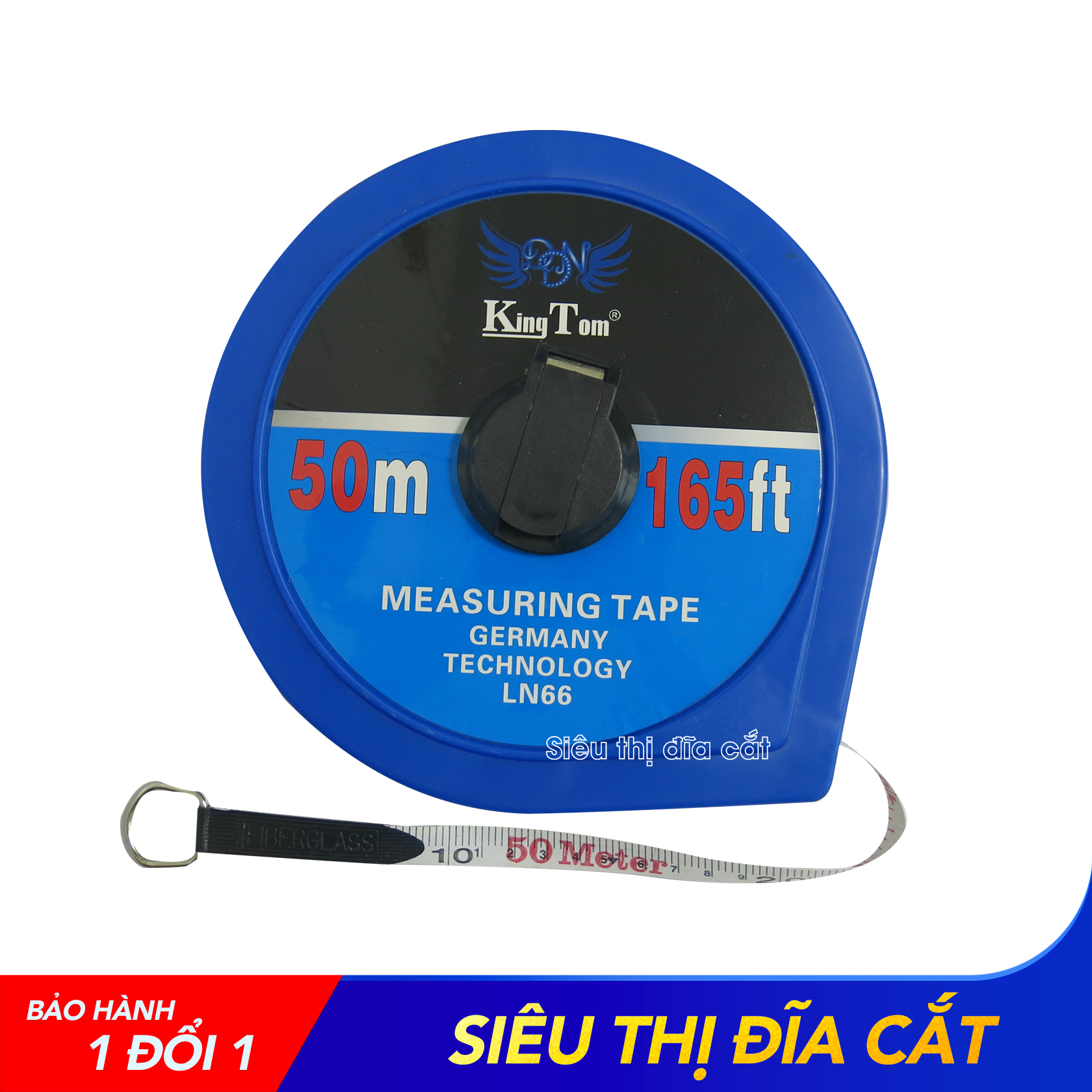 Thước Cuộn KingTom 50 Mét - Thước Cao Cấp, Hàng Loại 1