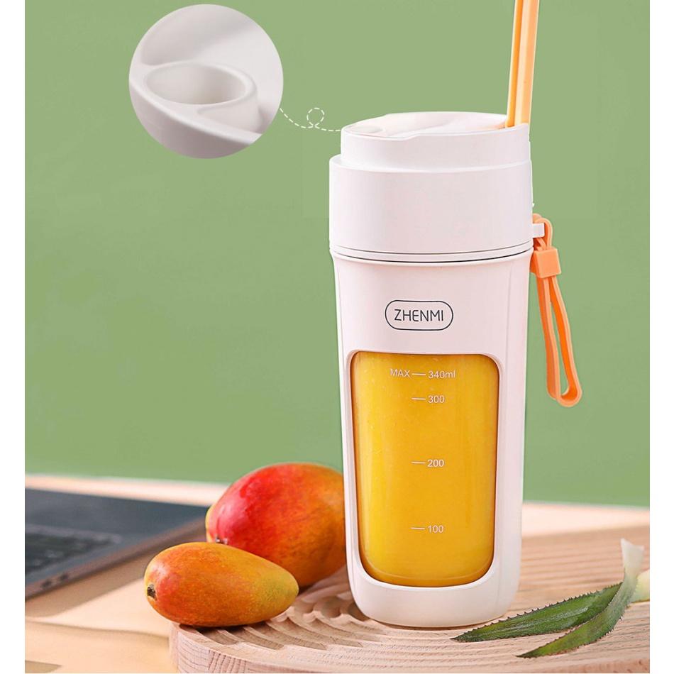 Máy Xay Sinh Tố Không Dây 340ml 10 Lưỡi Dao Tiện Dụng