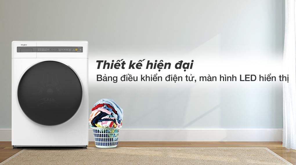 Máy giặt Whirlpool Inverter 9 kg FWEB9002FW - Hàng Chính Hãng - Giao HCM