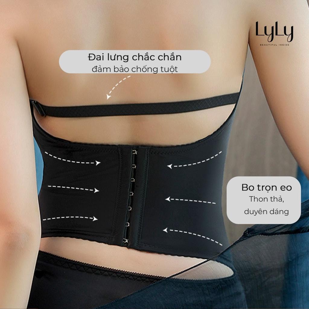 Áo Corset voan Lyly AL208 áo lót ren định hình ngực thiết kế quyến rũ cho thân hình thon gọn