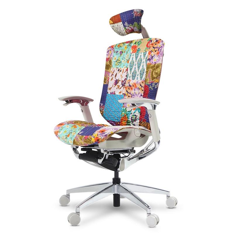 Ghế Ergonomic Công Thái Học Butterfly - Customize Flower Fabric