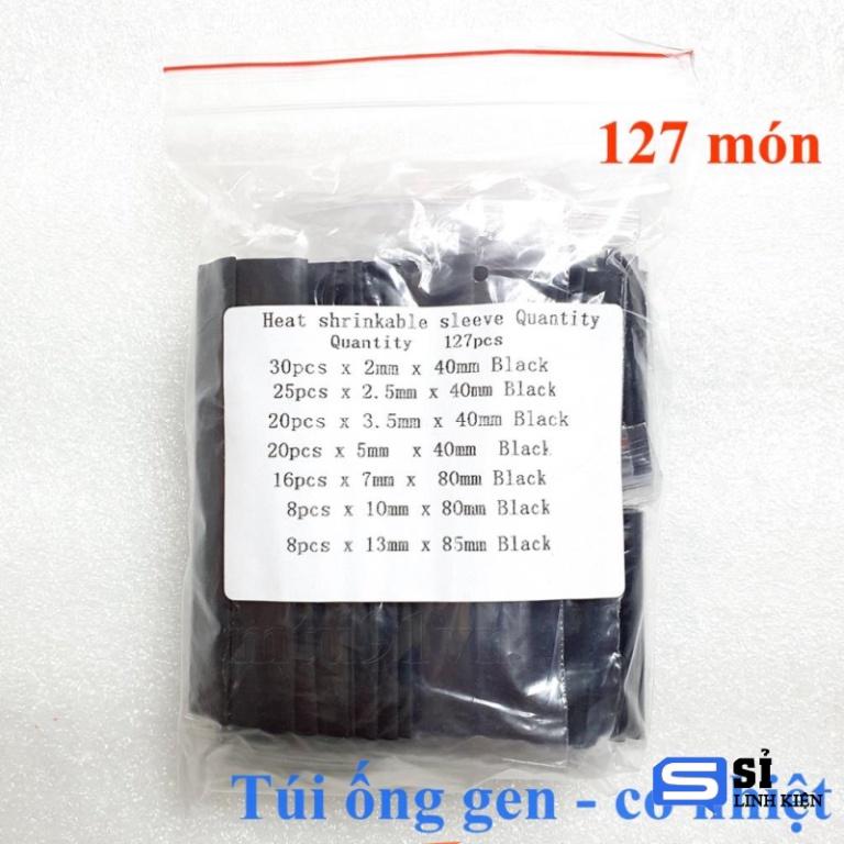 Túi ống gen - dây co nhiệt nhiều màu nhiều, đủ kích cỡ 127 328 530 cái