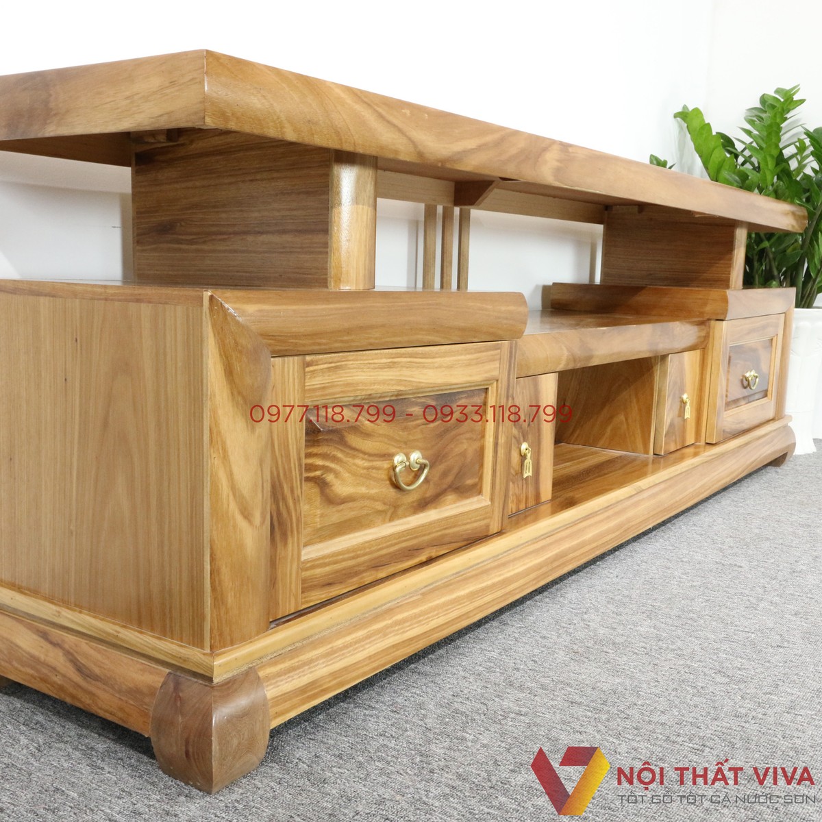 Kệ Tivi Gỗ Hương Xám Kiểu Nhật Đẹp Giá rẻ