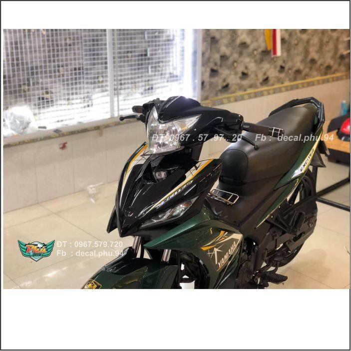 Tem Exciter 135 Xanh Đen độc