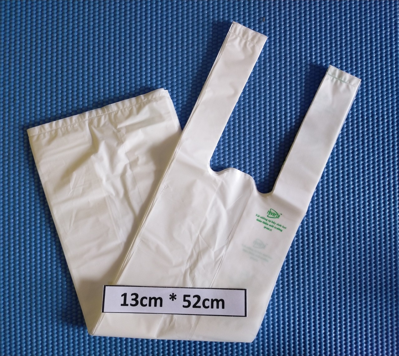 1 Kí Bao Ni Lông Tự Hủy Sinh Học - Kiều Gia - Màu Trắng Sữa - 13 Size / 1 Kilograms Of Bio-degradable Shopping Bags - KieuGia - Color Milk White - 13 Sizes