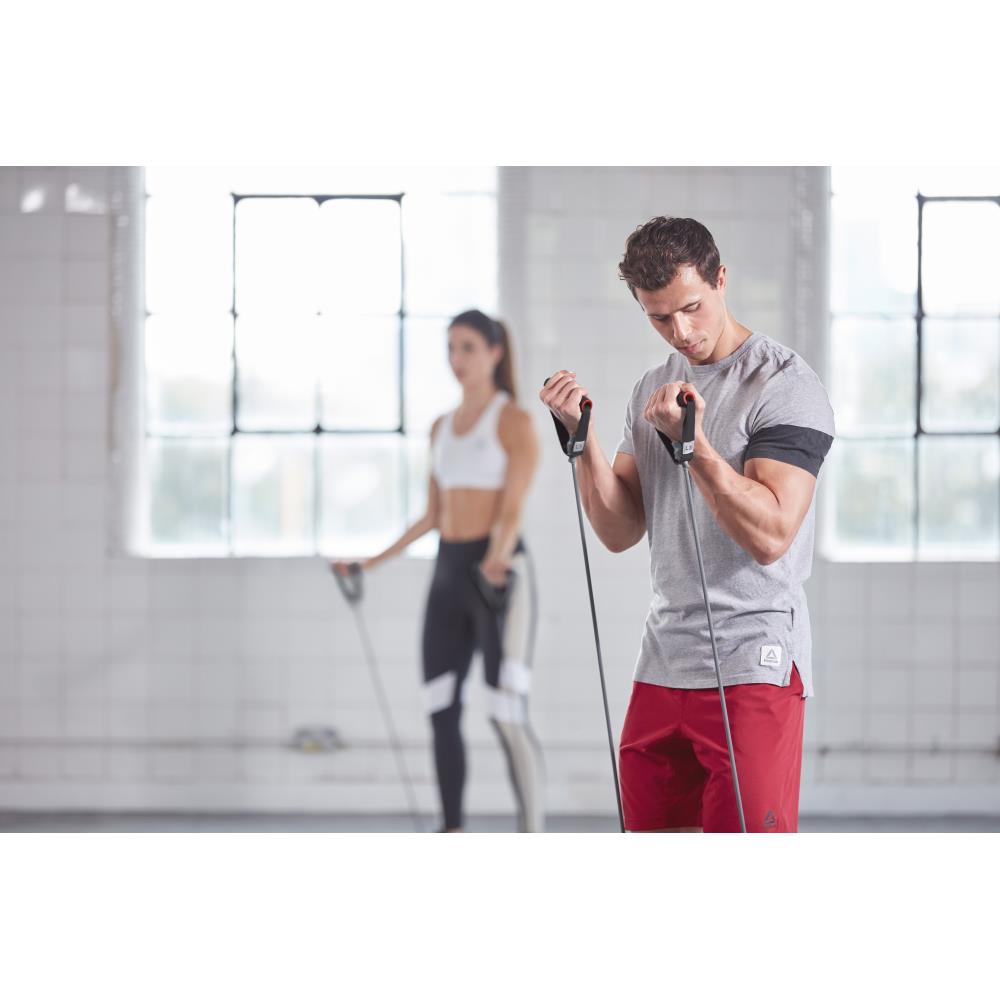 Dây đàn hồi tập gym Reebok Resistance Tube - Heavy - Đen - RATB-11032BK