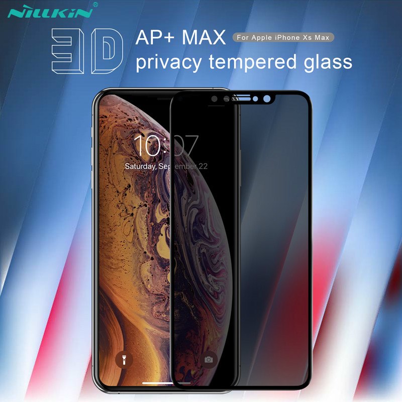 Hình ảnh Dán kính cường lực chống nhìn trộm dành cho iPhone 11 Pro 5.8 inch / iPhone X / Xs Nillkin AP+ MAX bảo vệ sự riêng tư - Hàng chính hãng