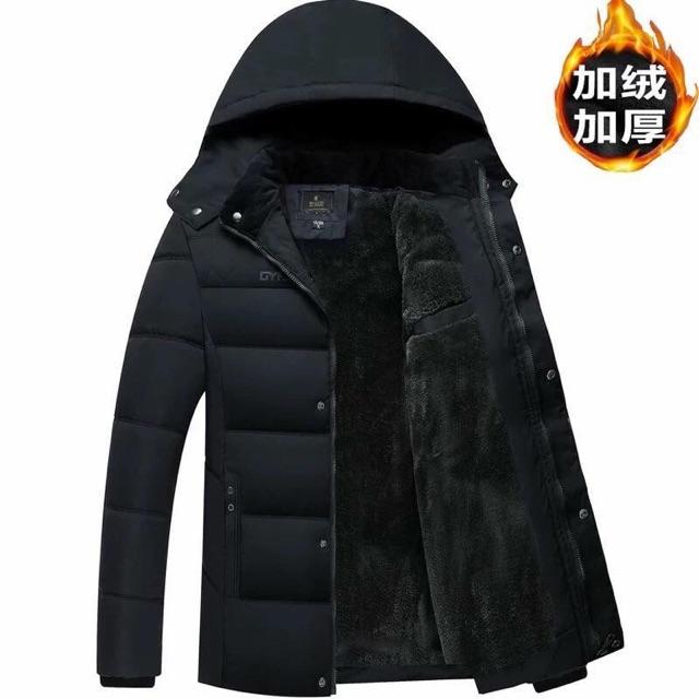 Áo khoác phao đại hàn lót lông cho nam