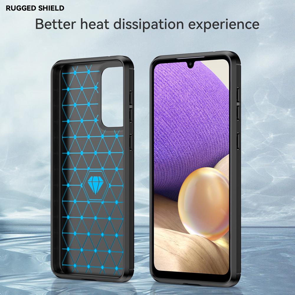 Ốp lưng dành cho Samsung A33 5G ốp silicone mềm Carbone phay xước chống sốc chống vân tay