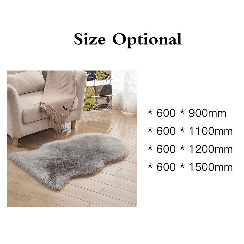 Thảm trải sàn làm từ chất liệu len giả cao cấp,mịn, siêu mềm và thoải mái, Thiết kế đáy chống trượt