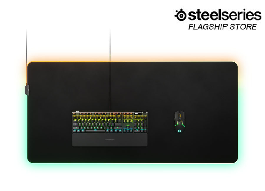 Bàn di chuột SteelSeries QcK Prism Cloth 3XL (RGB) - Hàng Chính Hãng