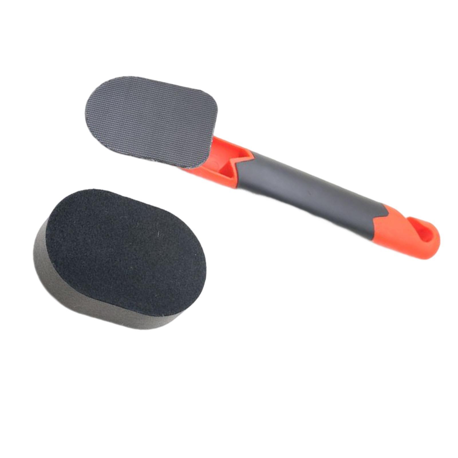Car Applicator Cleaning Tools Non Slip Handle Washable Reusable