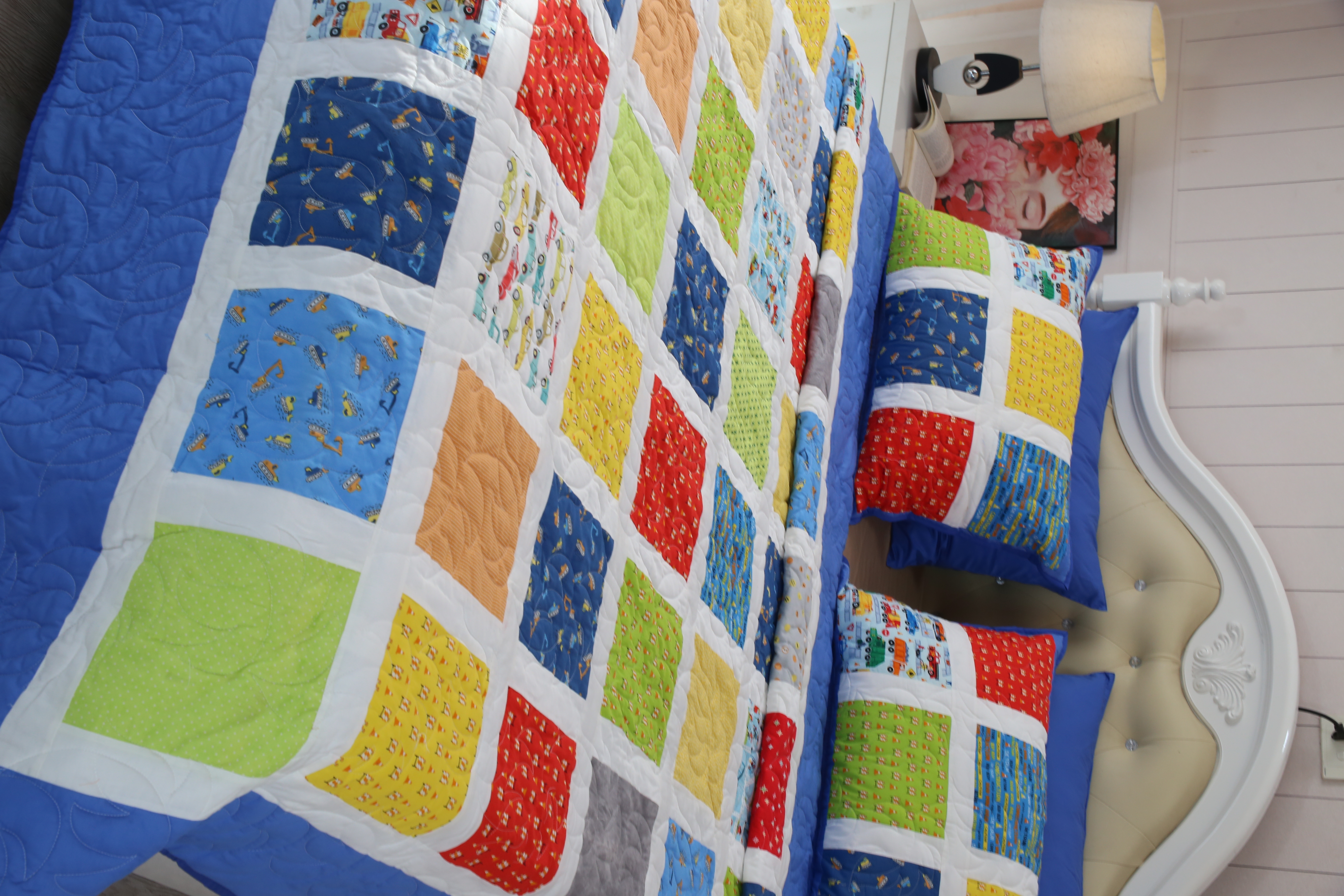 QUILT BLANKET CHĂN COTONE HÀN HOẠ TIẾT GHÉP VẢI COTTON 100% HQ /Cappiano Home/OEM