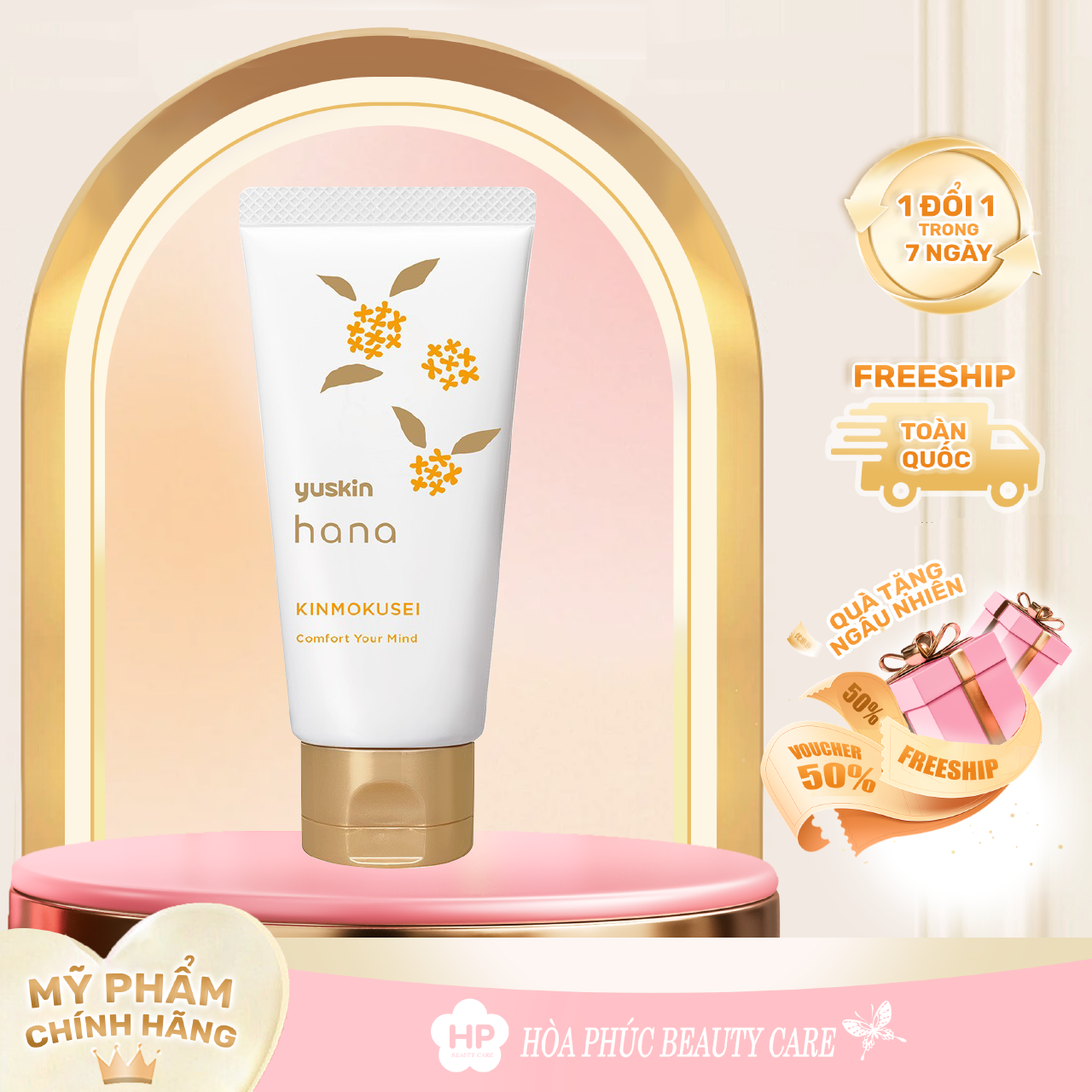 Kem Dưỡng Da Tay Hương Hoa Mộc Quế Yuskin Hana Kinmokusei (Tuýp 50G)