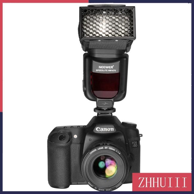 Vỏ Bọc Bảo Vệ Đèn Flash Máy Ảnh Mini Dạng Lưới Tổ Ong Tiện Dụng