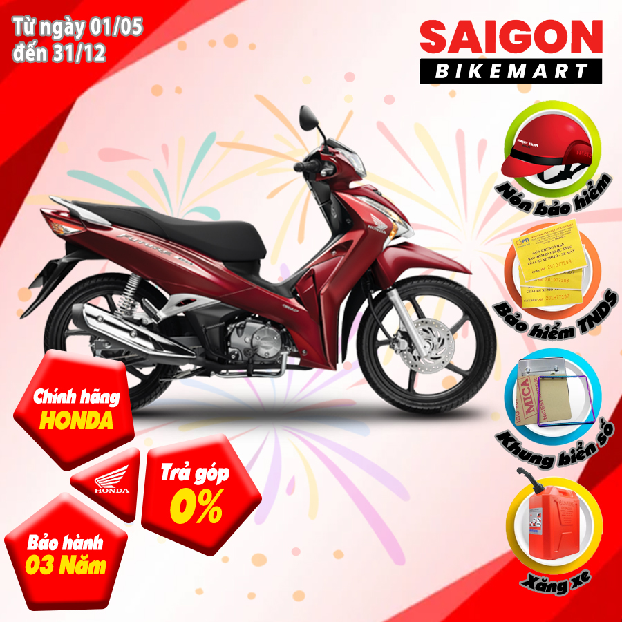 Xe Máy Honda Future Cao Cấp 2023 - Phanh Đĩa, Vành Đúc