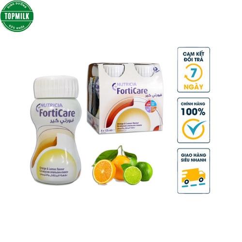 Sữa nước Nutricia Forticare 1 lốc ( 4 chai) vị Cam chanh