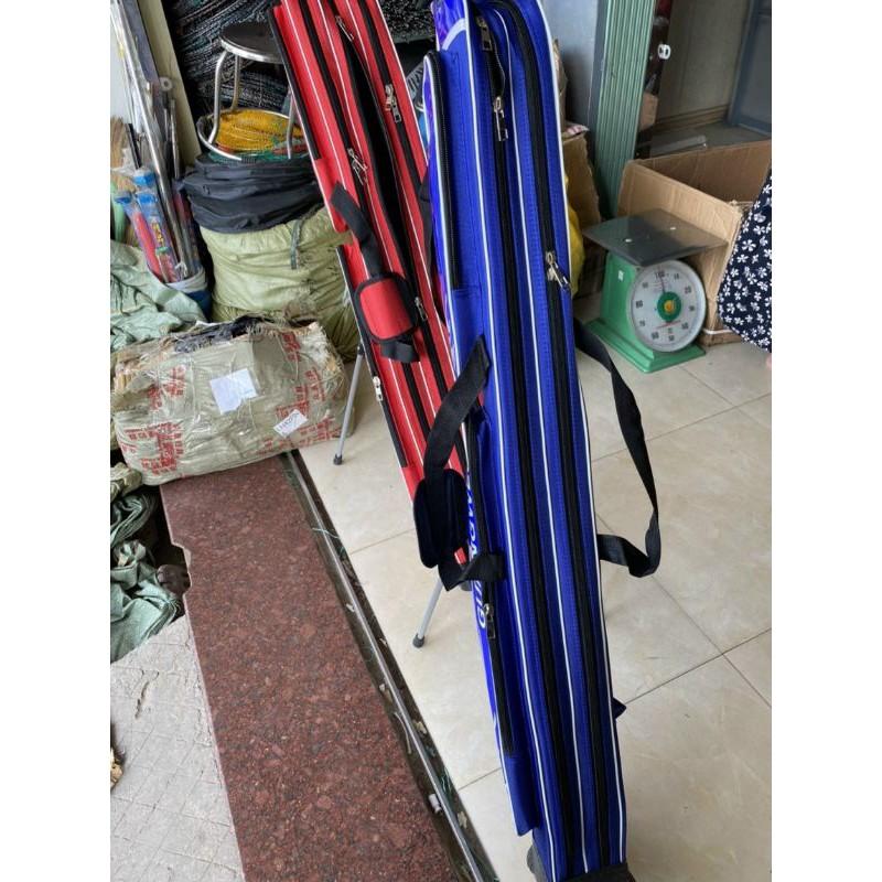 Bao đựng cần cứng có chân 1m25 3 ngăn và 2 ngăn