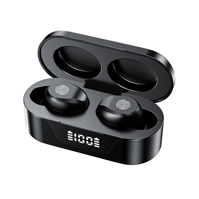 Tai Nghe Không Dây Điều Khiển Cảm Ứng Điện Chữ Số-Màn Hình Tai Nghe Chụp Tai Bluetooth Thể Thao Chống Nước Bluetooth Tai Nghe Có Mic