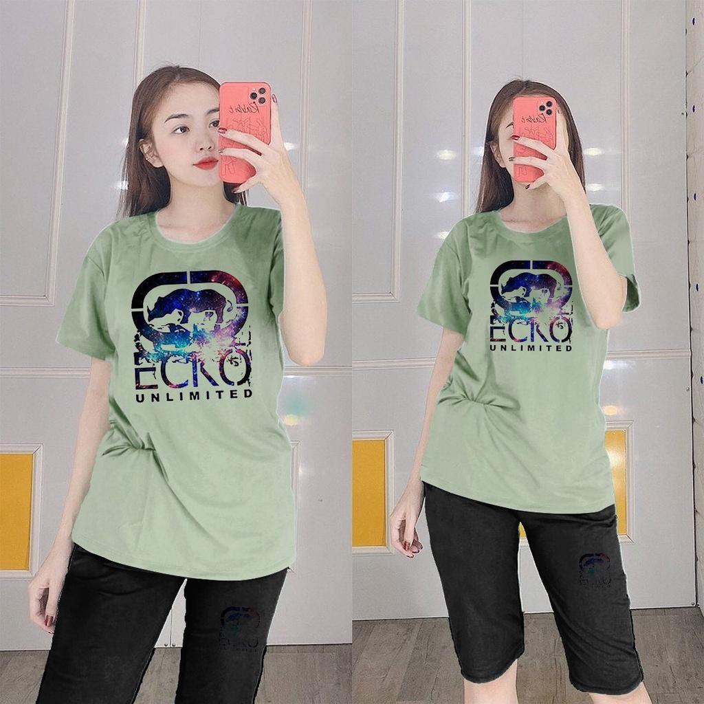 Đồ Bộ Mặc Nhà Nữ Quần Lửng Bigsize Thun Cotton Thể Thao Đẹp Dễ Thương Cute, Mặc Ngủ Đi Chơi DBN24