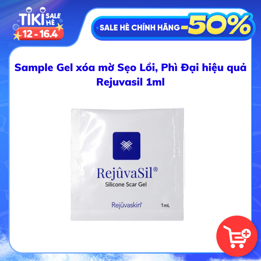 Sample Gel Xóa Mờ Sẹo Lồi/Phì Đại Hiệu Quả REJUVASKIN Rejuvasil 1ml