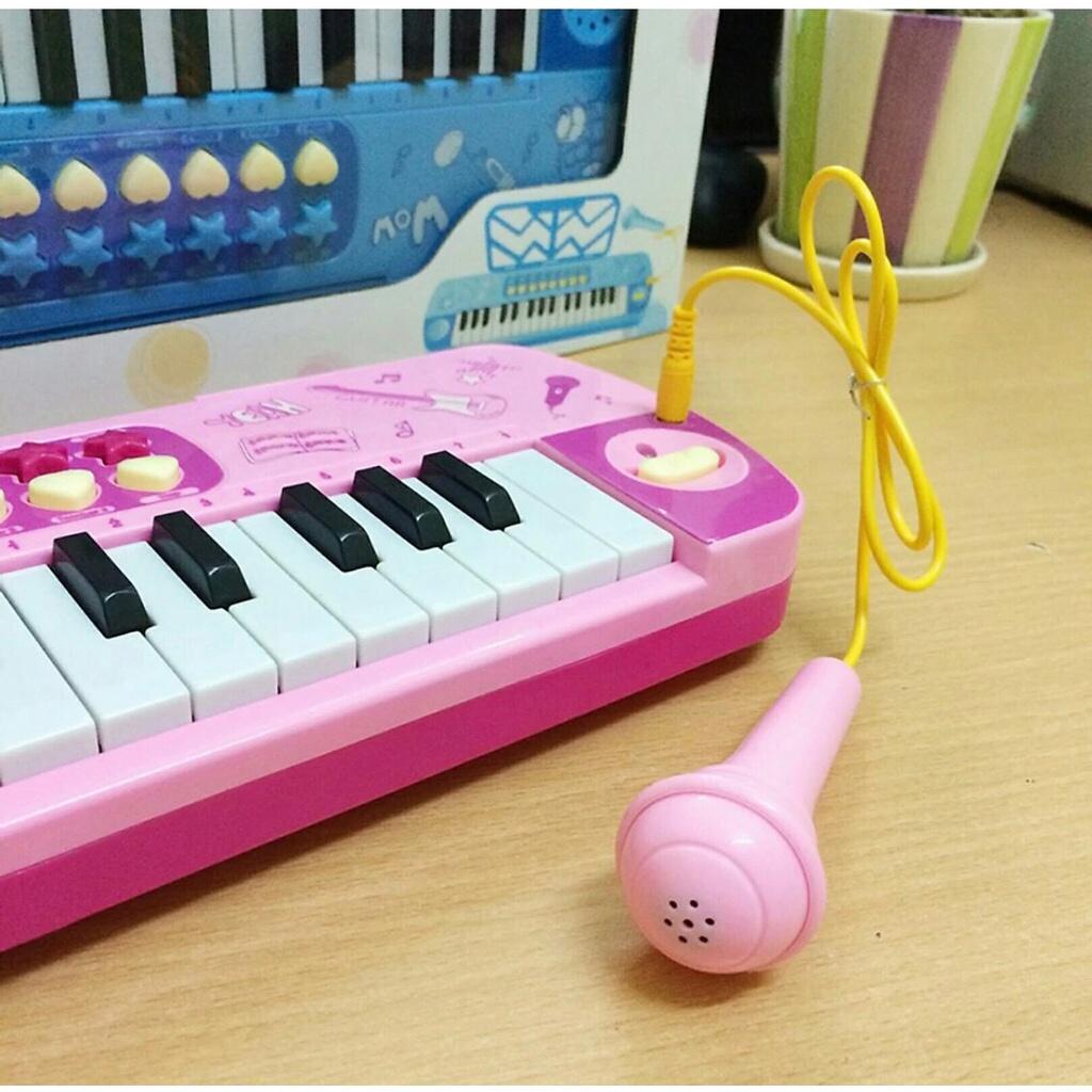 Đồ chơi đàn Organ điện tử phát âm thanh kèm Micro cho bé 3206