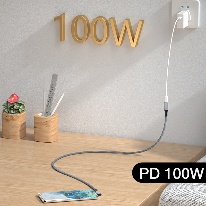 Cáp mở rộng USB4 8K PD100W đầy đủ tính năng của SuperSpeed USB 4.0 Type-C đến Cables 40Gbps 5A Sạc nhanh USB Mở rộng dòng dữ liệu: cáp USB 4