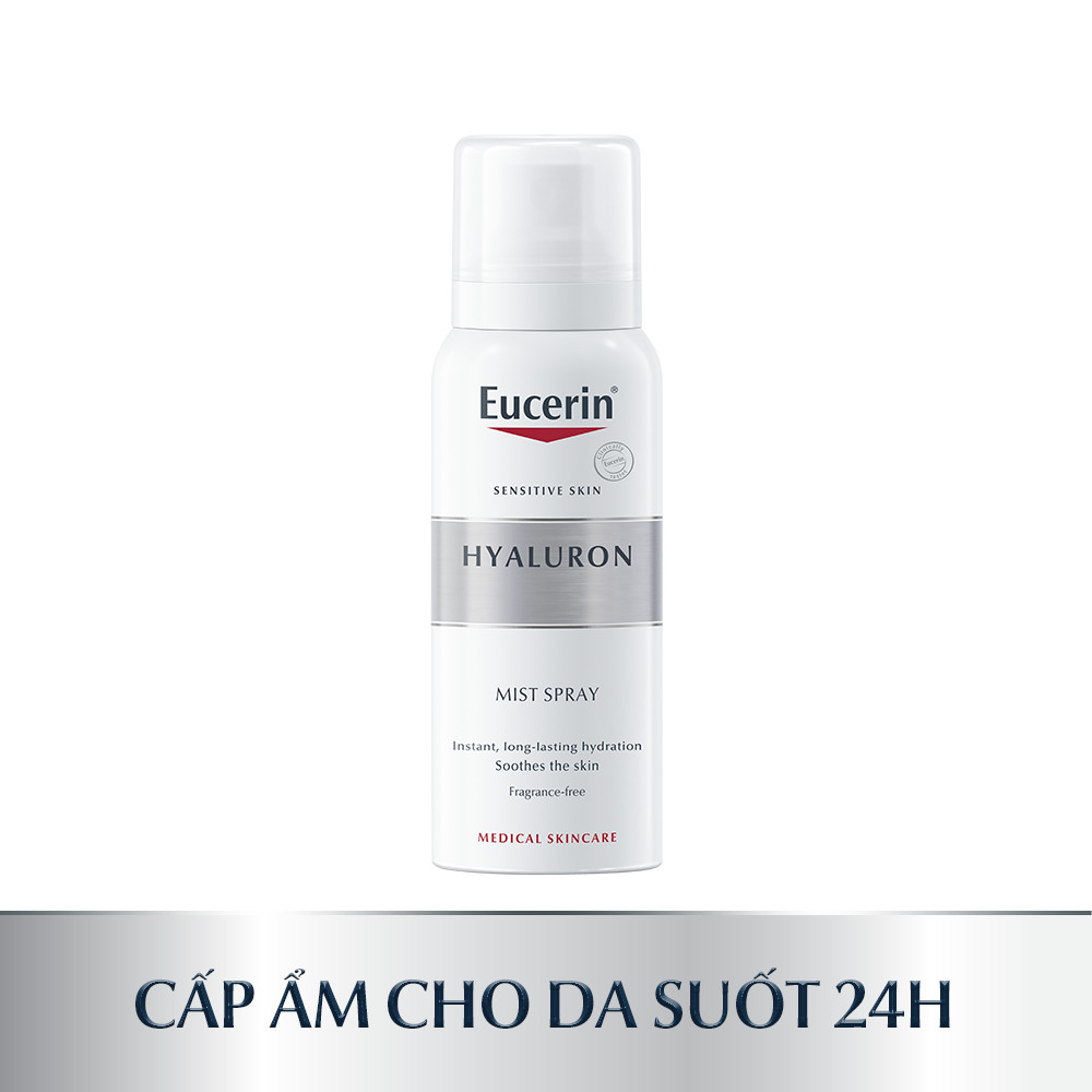 Xịt dưỡng ẩm & giảm nếp nhăn Eucerin Hyaluron Mist Spray 50ml
