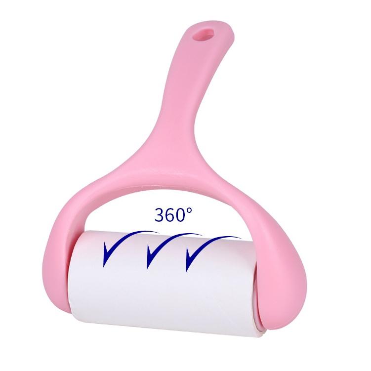 Cây Lăn Bụi Quần Áo Siêu Nhanh Cán Cong Làm Sạch Mọi Bụi Bẩn Lông Chó Mèo Trên Ga Giường, Sofa Lăn 1 Lần Là Sạch
