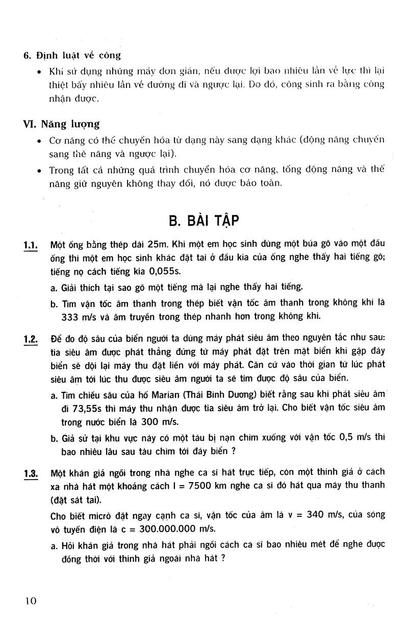 500 Bài Tập Vật Lí Trung Học Cơ Sở (Dùng Cho Các Bộ SGK Hiện Hành)